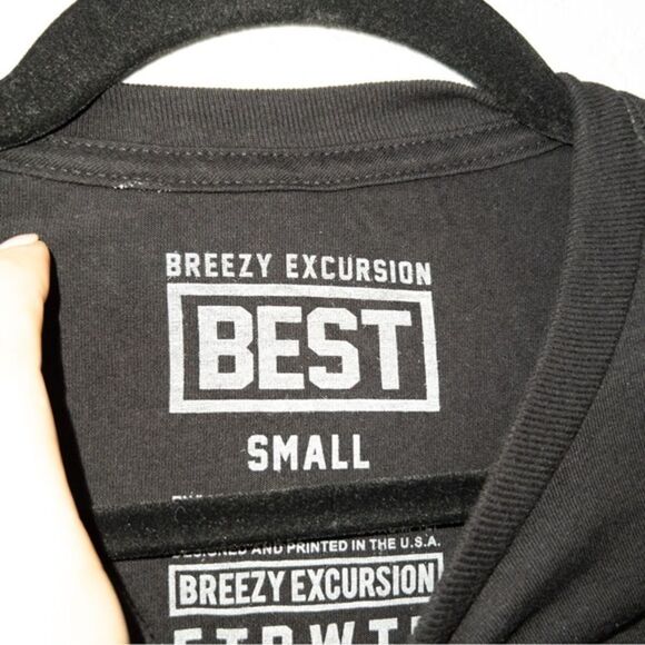 New Best x Breezy Excursion‎ Black Logo FTRWTB Long Sleeve Shirt Size Small - Picture 4 of 5
